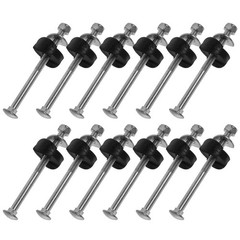 12 Pcs Galvanized Steel Trampoline Fixation Screws Sturdy Trampoline Accessories
