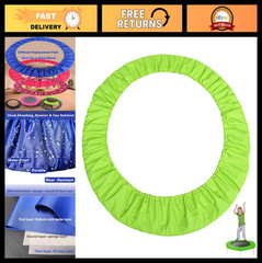Thickened Mini Trampoline Spring Cover 36-60 Inch, Tear-Resistant Pad for Kids