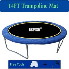 Trampoline Replacement Mat,Mat Diameter:11.97-12.56FT,Fits 14ft Trampoline Fr…