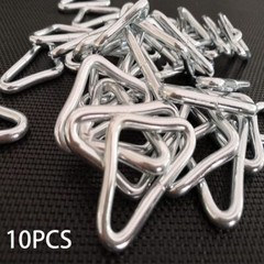 Trampoline Triangle Buckle 10pcs Triangle Rings High Strength Metal for Repair