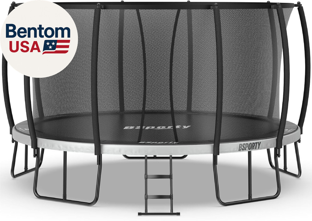 Trampoline Outdoor 10FT 14FT 16FT with Enclosure,5 Reinforced U-Shaped Legs with