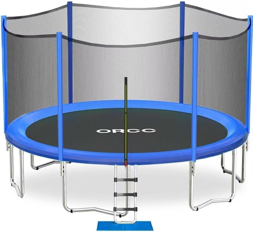 1200LBS Weight Capacity Trampoline 16 15 14 12 10 8 FT for Kids with Safety Encl