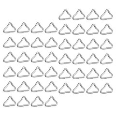 80 Pcs Triangle Ring Buckle Trampoline Hardware Rings Replacement Buckles