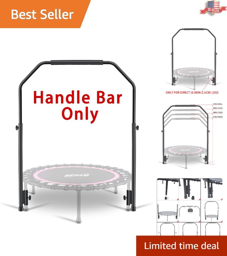 Sturdy Rebounder Handle Bar for 40″ Round Fitness Trampolines – Easy Assembly