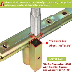 Trampoline Poles Replacement for Skywalker, Trampolines Lower Enclosure Strai…