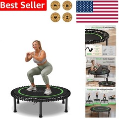Foldable Rebounder, 450LBS Quiet Bungee Home Garden Workout