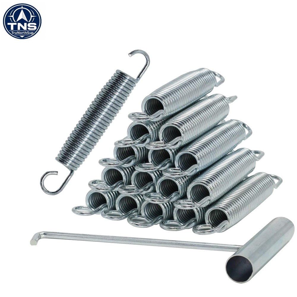 Heavy Duty Stainless Steel Trampoline Springs 5.5-7 Inch – Set of 16