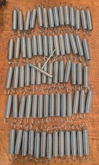 69 Trampoline Springs / Replacements 5.5″ With Spring Puller, Good Condition