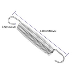 40 Pack Trampoline Springs 5.5” Heavy Duty Galvanized Steel Trampoline Parts …
