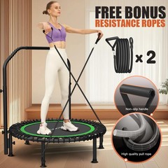 Ancheer Rebounder Trampoline 40/48 Bungee Rebounder 4-Level Adjustable Handle