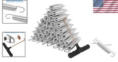 40 Pack 5.5″ Galvanized Steel Trampoline Springs with T Hook