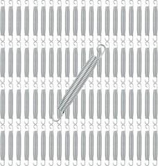 80-Pack Trampoline Springs – Stainless Steel Replacement Set