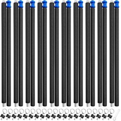 10 Sets Universal Trampoline Replacement Enclosure Poles Fit 8-16 Ft Straight