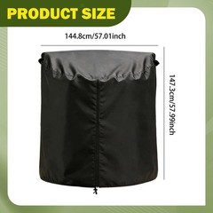 Kids Trampoline Cover for 55″ Oxford Cloth Waterproof Windproof Protective Cover