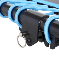 48″ Foldable Adjustable Trampoline Bungee Exercise Cardio Fitness Jumper, Blue