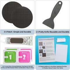 Hareyou Trampoline Patch Repair Kit 4 inch Circle On Patches | Repair Trampol…