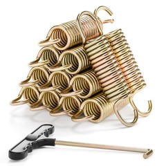 Heavy Duty 3.5″8.5″ Trampoline Springs with Hooks & THook Tool, 1248 Pack