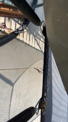 (LOCAL PICKUP ONLY) Alleyoop Power Bounce 10/17 Rectangle Trampoline (used)