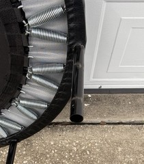 Cellerciser Bi-Fold Fitness Rebounder Black with Carry Bag Dave Hall