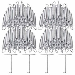 80Pcs 5.5″ Trampoline Springs Heavy Duty Galvanized Steel Replacement Spring Kit