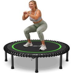 450/550LBS Mini Rebounder Trampoline – 40″/48″ Foldable Fitness Indoor/Outdoor,