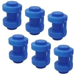 6Pcs Trampoline Rod Net Post End Caps Tube Cover End Caps for Trampoline Rod