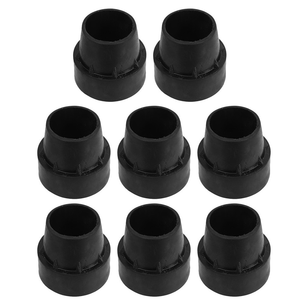 8Pcs Reusable Rubber Trampoline Tube Leg Caps with Pad for Daily Use Stability