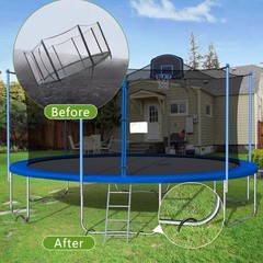8Pcs Trampolines Wind Stakes, 12 Inch Landscape Staples, Heavy Duty Trampolin…