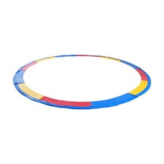 16 Ft Round Trampoline Safety Pad 10mm Foam PVC 30cm Wide Multi-Color