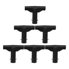 6 Pcs Plastic Trampoline Replacement Cap Connector End Caps Part Parts