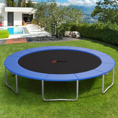 Goplus Trampoline Pad Replacement, 16 15 14 12 10 8FT Spring Cover, No Holes for