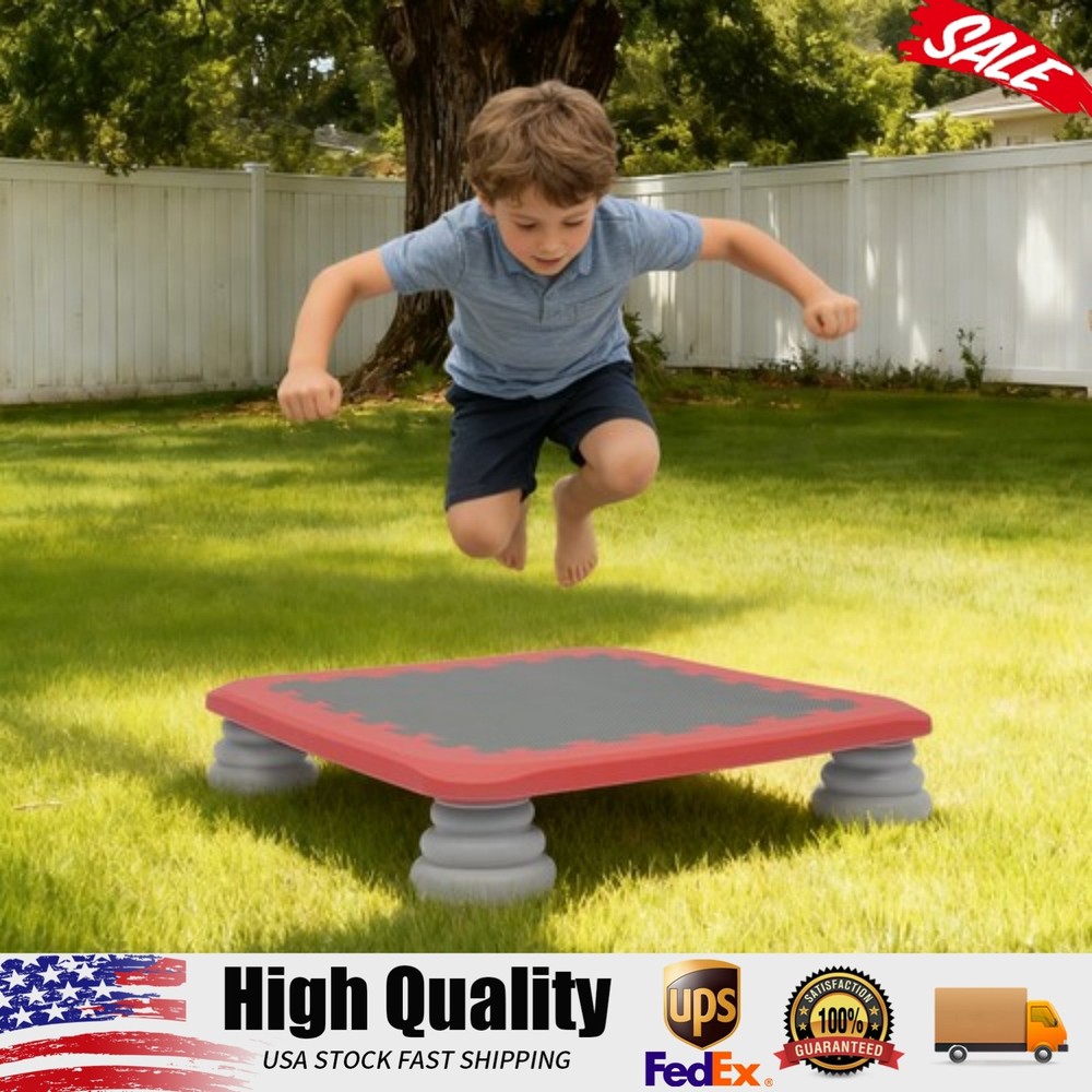 Kids Trampoline,Kids’ Bouncing Board,Balance&Bounce Kids’ Toy for Indoor/Outdoor