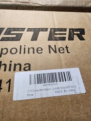 Zoomster Trampoline Replacement Safety Enclosure Net for 12 FT 6 Straight Poles