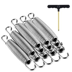 Heavy Duty 5.5” Trampoline Springs – 12pcs Stainless Steel Replacement Set