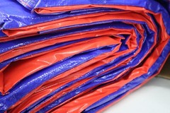 14 Foot Red/Blue Replacement Trampoline Pad (Fits up to 7″ Springs)