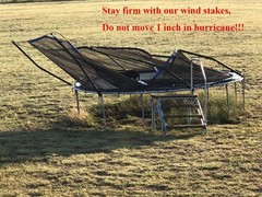 Trampolines Wind Stakes Heavy Duty U Type Sharp Ends Safety 12inch Ground Anc…