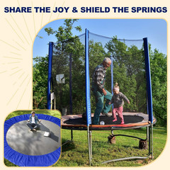 Trampolines Spring Cover, round Small Trampolines Replacement Cover, 6 Holes Saf