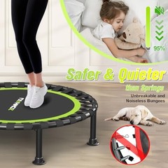 36 40 48in 440lb Foldable Mini Trampoline Rebounder