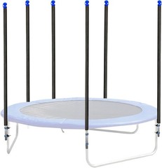 6 Universal Trampoline Replmnt SAFETY Poles W/Clamp/Hardware*Fits Straight Pole*
