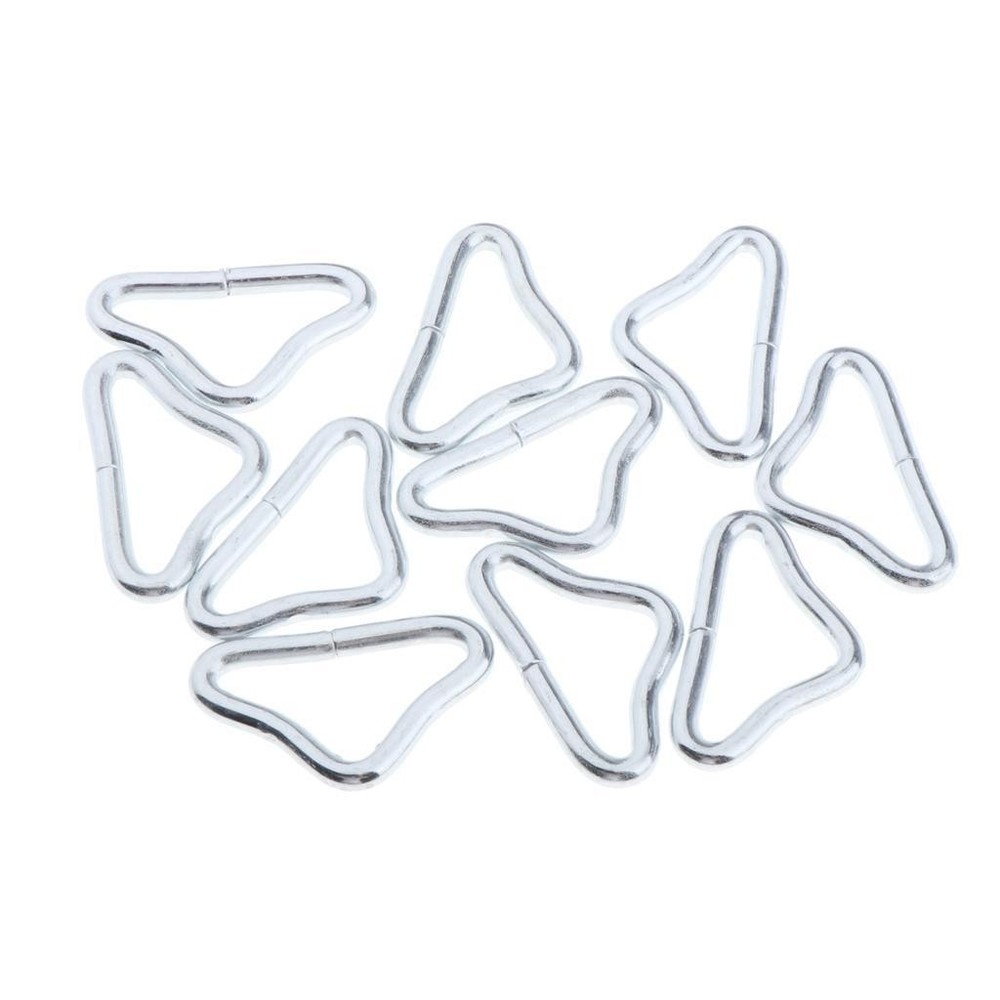 Pack of 10 Triangle Buckle 1.5″ Inside Diametar for Trampoline Mat