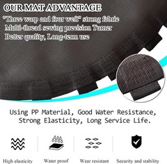 27.5″ Fitness Trampoline Mat with 30 Buckles – Safe and Durable Upgrade