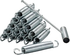 Heavy Duty Stainless Steel Trampoline Replacement Set – 16 Pack with Tools