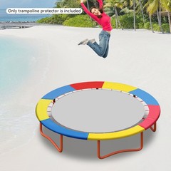 3m Round Trampoline Safety Pad 30 cm Wide 10 mm Foam Waterproof Multi Color