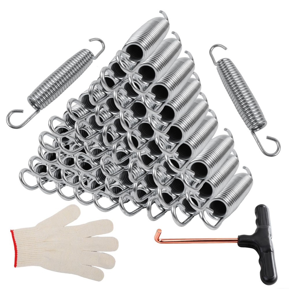5.5Inch Trampoline Replacement Springs Set Heavy Duty Metal Accessories