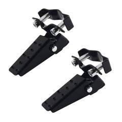 2PCS Foldable Motorcycle Foot Pegs,2026 Upgraded Clamp-On Motorcycle Foot