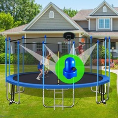 Complete Trampoline Safety Cap Set – 1.5″ Replacement with Stainless Fasteners