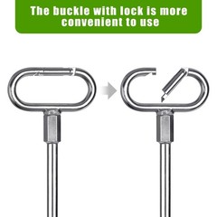Ground Anchors 17″ Heavy Duty 2/5″ Steel – Secure Trampolines, Swing Sets, Tents