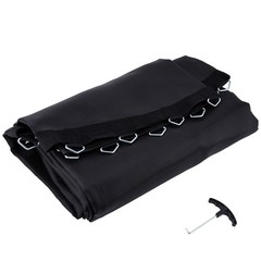 12/14/15ft Trampoline Replacement Jump Mat Waterproof for Round Trampolines US