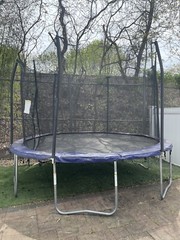 12FT Trampoline w/ enclosure Net & Spring Cover padding
