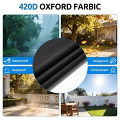 Kids Trampoline Cover for 55″ Oxford Cloth Waterproof Windproof Protective Cover